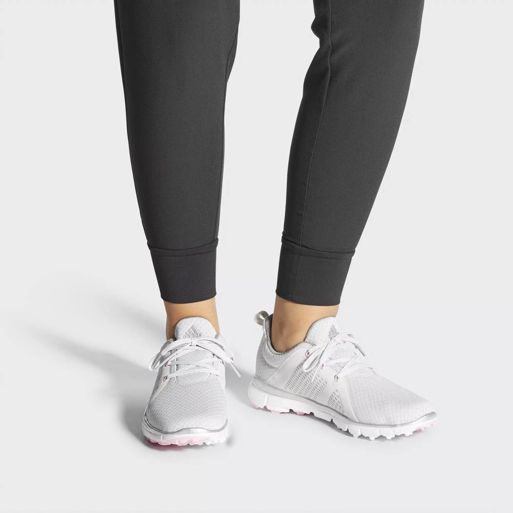 Adidas Climacool Cage Tenis De Golf Grises Para Mujer (MX-70818)